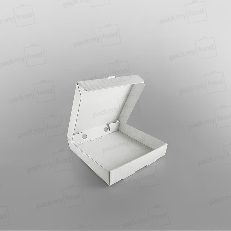Pizza Box White Plain, Square