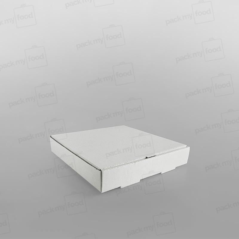 Pizza Box White Plain, Square
