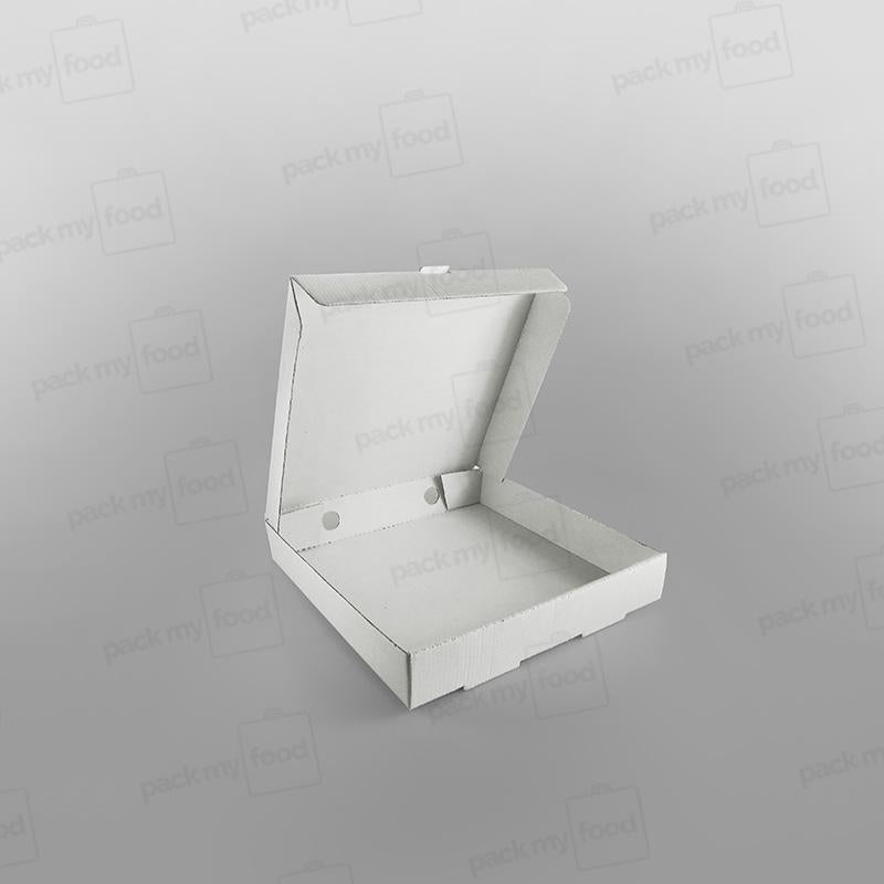 Pizza Box White Plain, Square