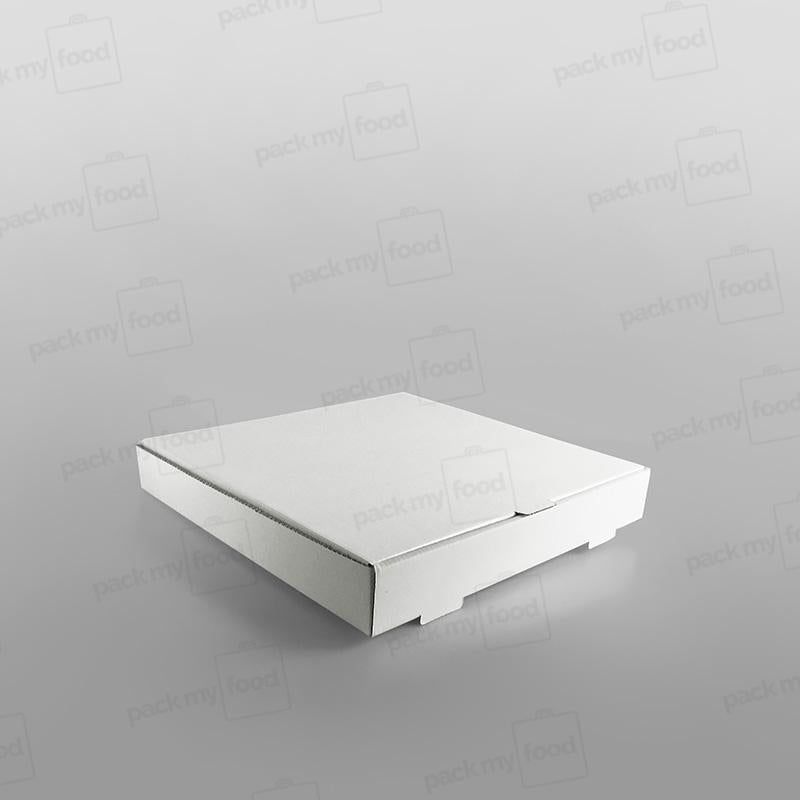 Pizza Box White Plain, Square
