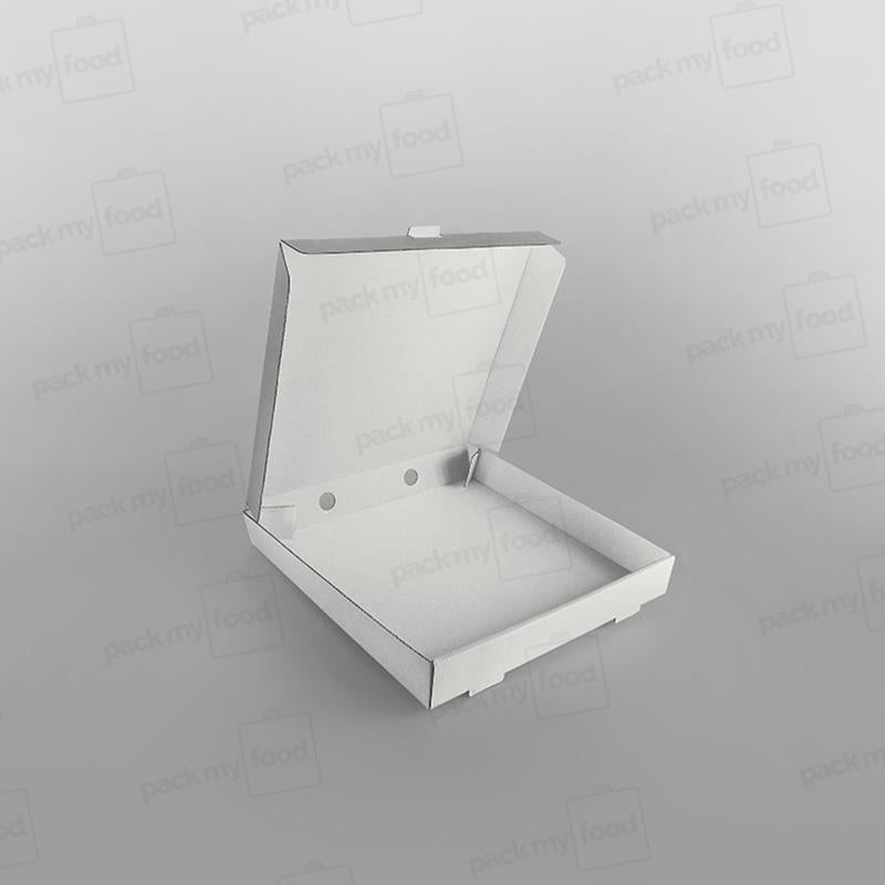 Pizza Box White Plain, Square