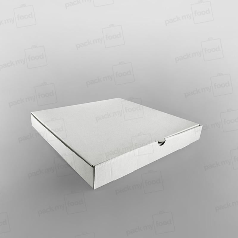 Pizza Box White Plain, Square