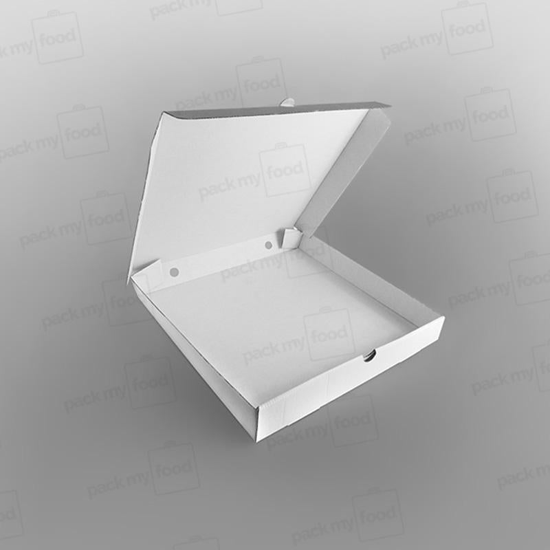 Pizza Box White Plain, Square