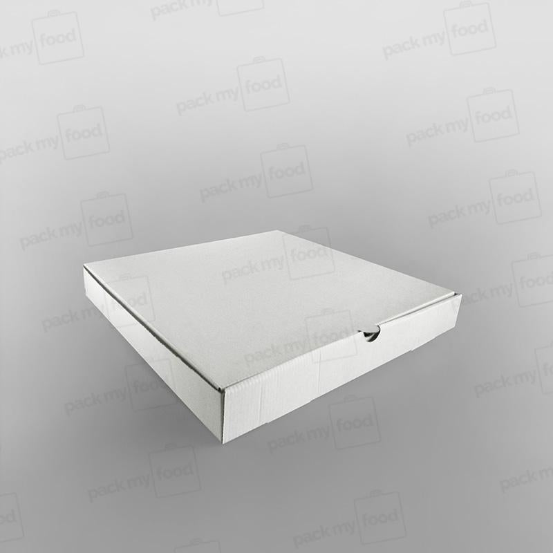 Pizza Box White Plain, Square