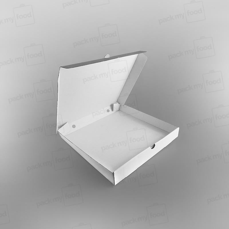 Pizza Box White Plain, Square