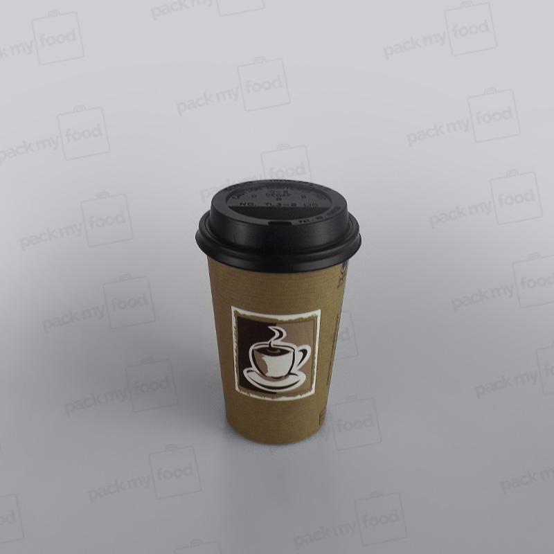 Solo Plastic Lid Sip Thru Black - 10oz