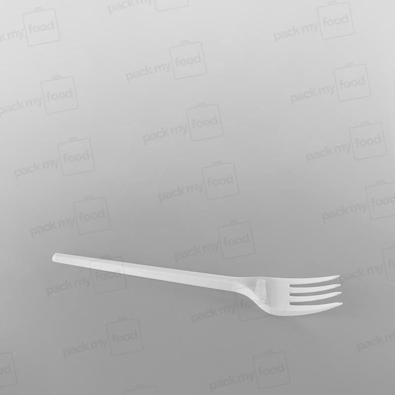 Plastic White Economy Forks