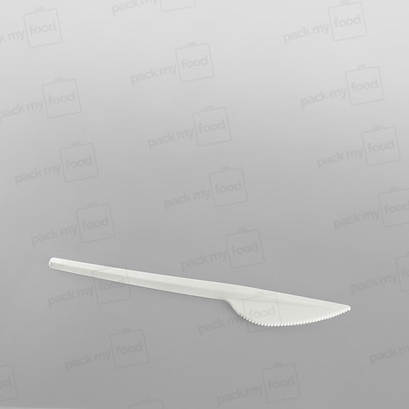 Plastic White Economy Knives