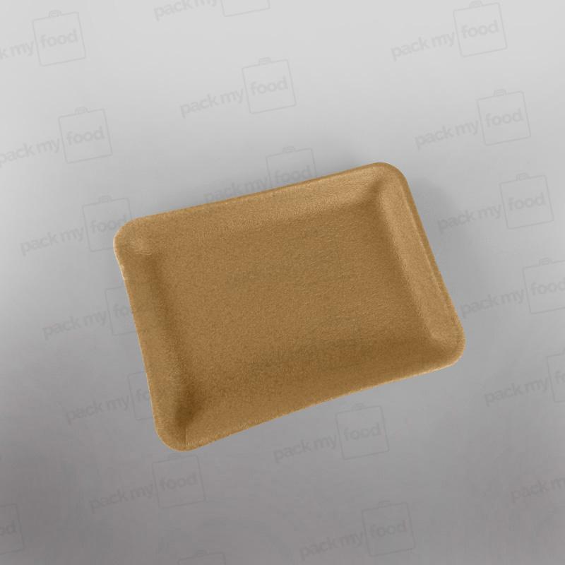Linpac Infinity Tray Brown - 265 x 190 x 27mm