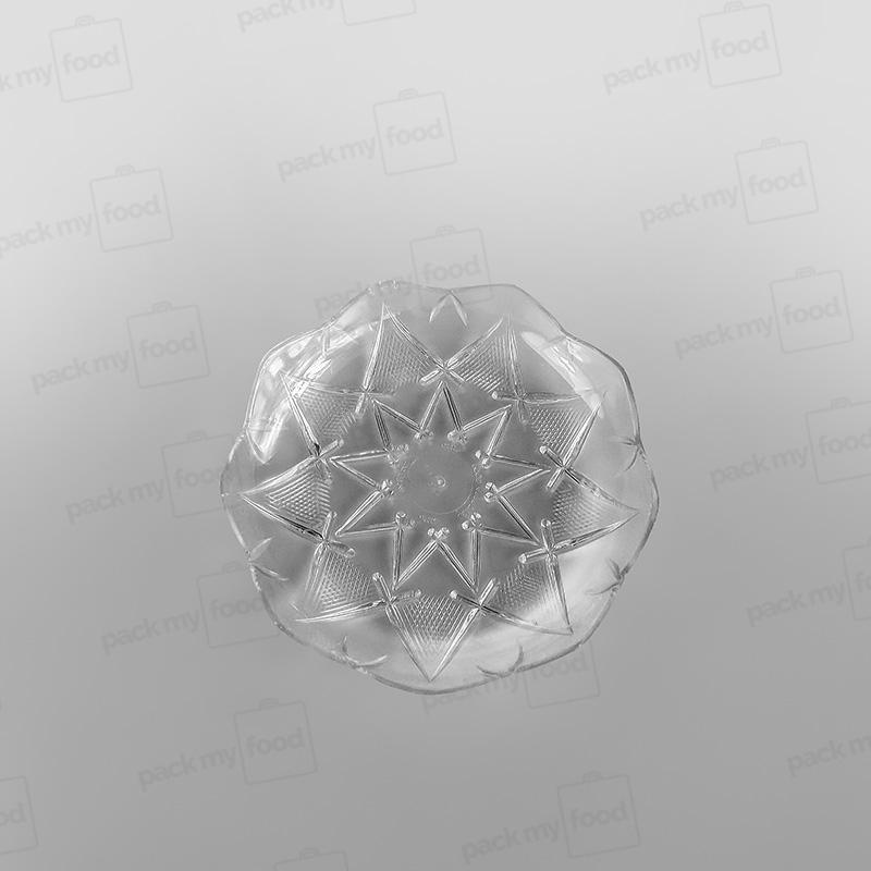 Plastic Round Tray Clear