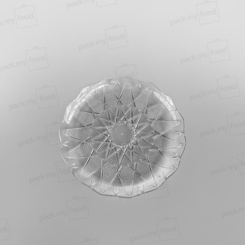 Plastic Round Tray Clear