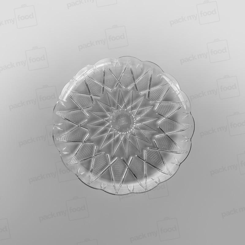 Plastic Round Tray Clear