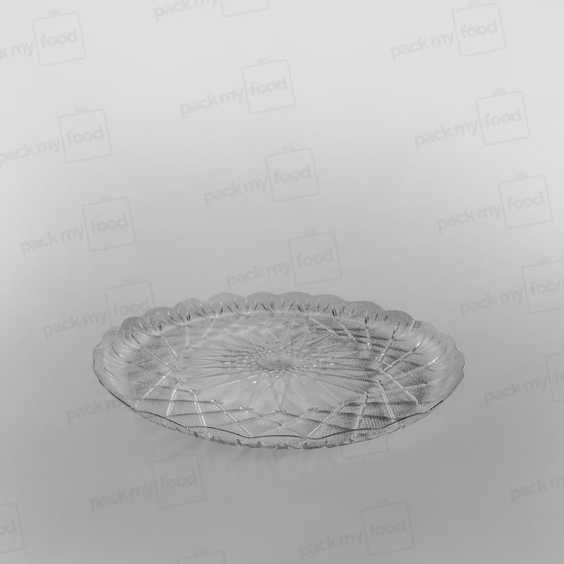 Plastic Round Tray Clear