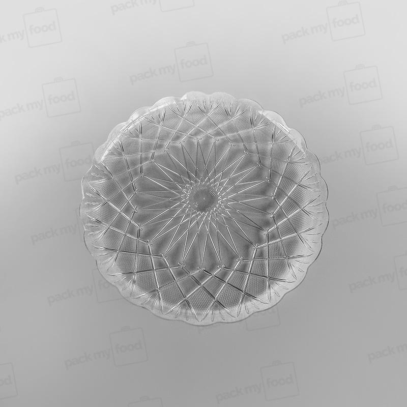 Plastic Round Tray Clear