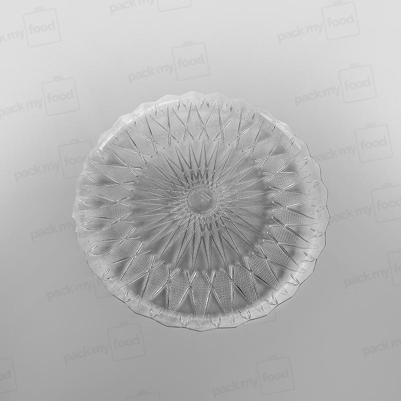 Plastic Round Tray Clear