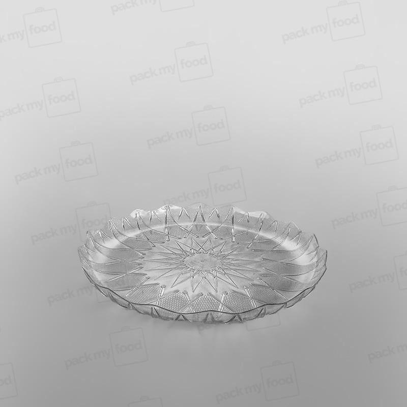 Plastic Round Tray Clear