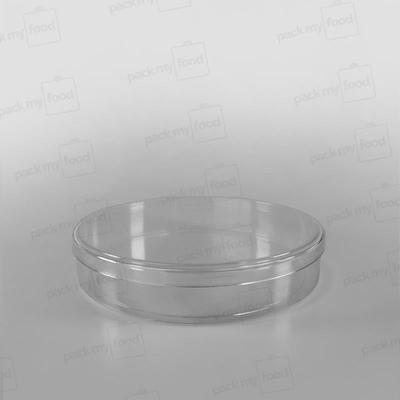 Clear Round Plastic Dessert/ Biscuit Presentation Box