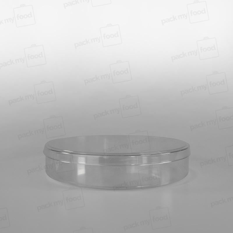 Clear Round Plastic Dessert/ Biscuit Presentation Box