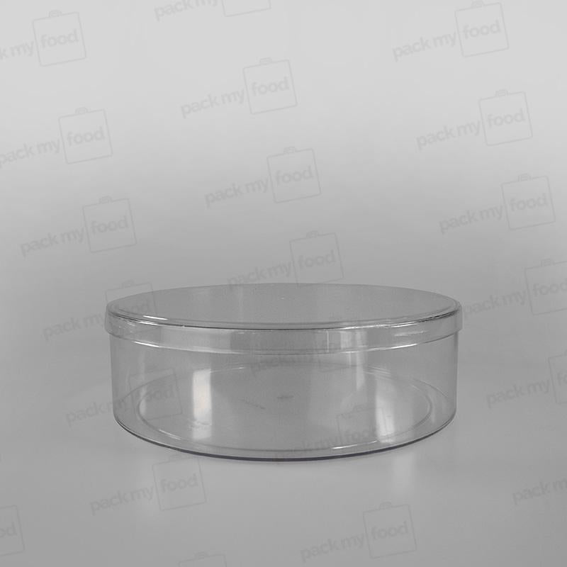 Clear Round Plastic Dessert/ Biscuit Presentation Box