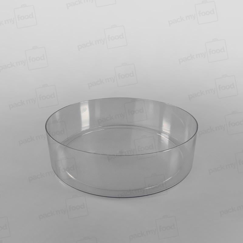 Clear Round Plastic Dessert/ Biscuit Presentation Box