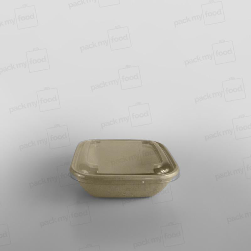 Sabert rPET Lid For Wide Square Pulp Bowl