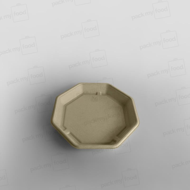 Sabert Octagonal Pulp Plate - 830ml