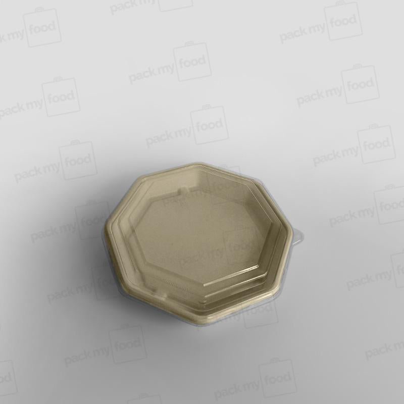 Sabert rPET Lid For Octagonal Pulp Plate