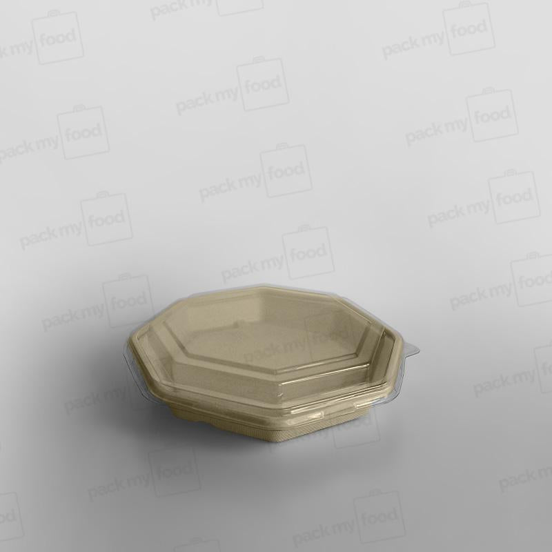 Sabert rPET Lid For Octagonal Pulp Plate
