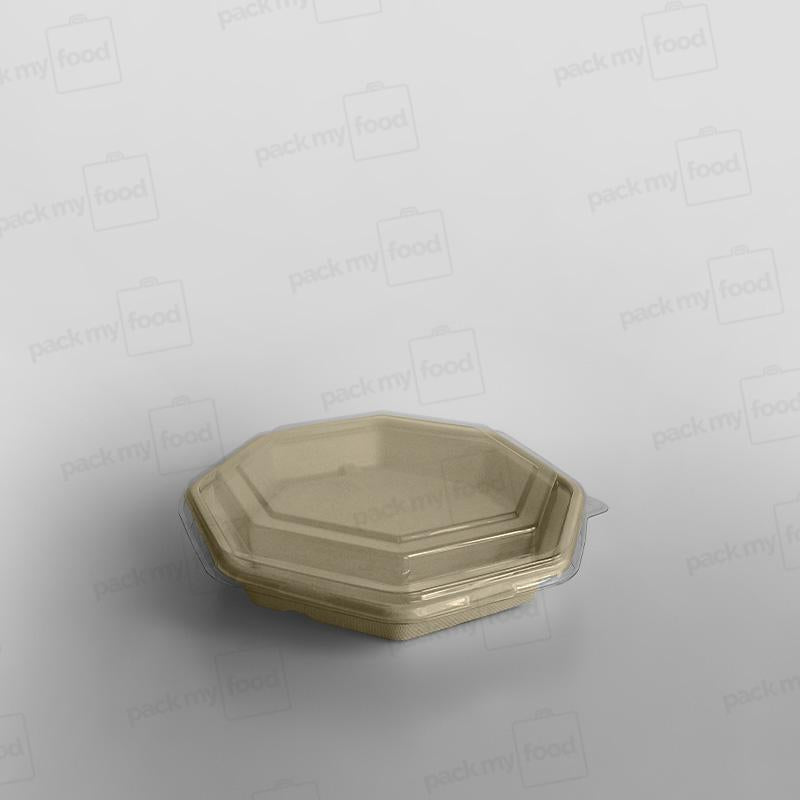 Sabert Octagonal Pulp Plate - 830ml