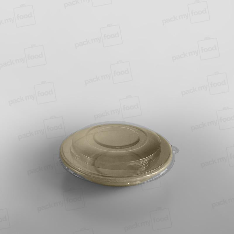 Sabert Domed rPET Lids For Wide Round Pulp Bowls