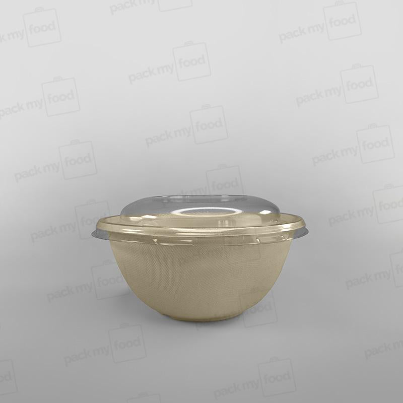 Sabert rPET Lid For Round Pulp Buddha/ Poke Bowl