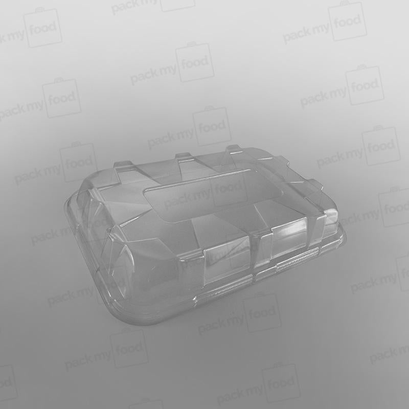 Sabert Domed Lid To Fit Rectangular Pulp Platter