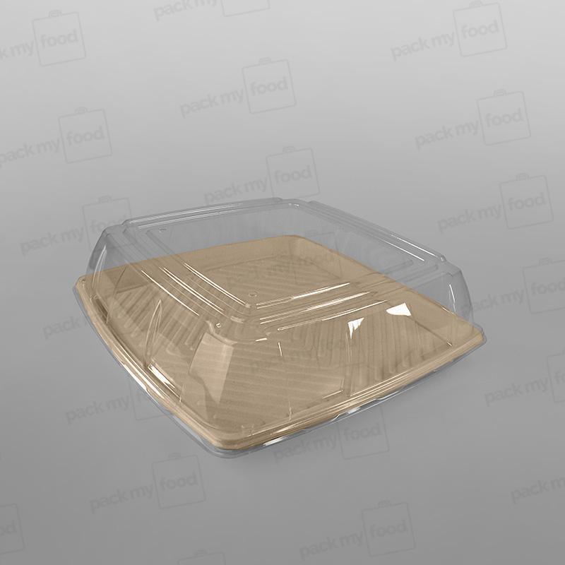 Sabert Domed Lid For Square Pulp Platter - 40x40cm