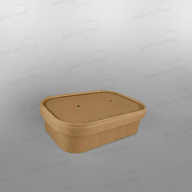 Rectangular Kraft Paper Food Container