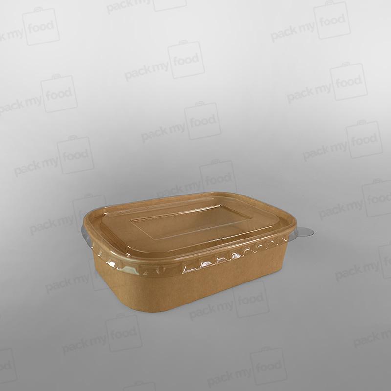 Rectangular Kraft Paper Food Container