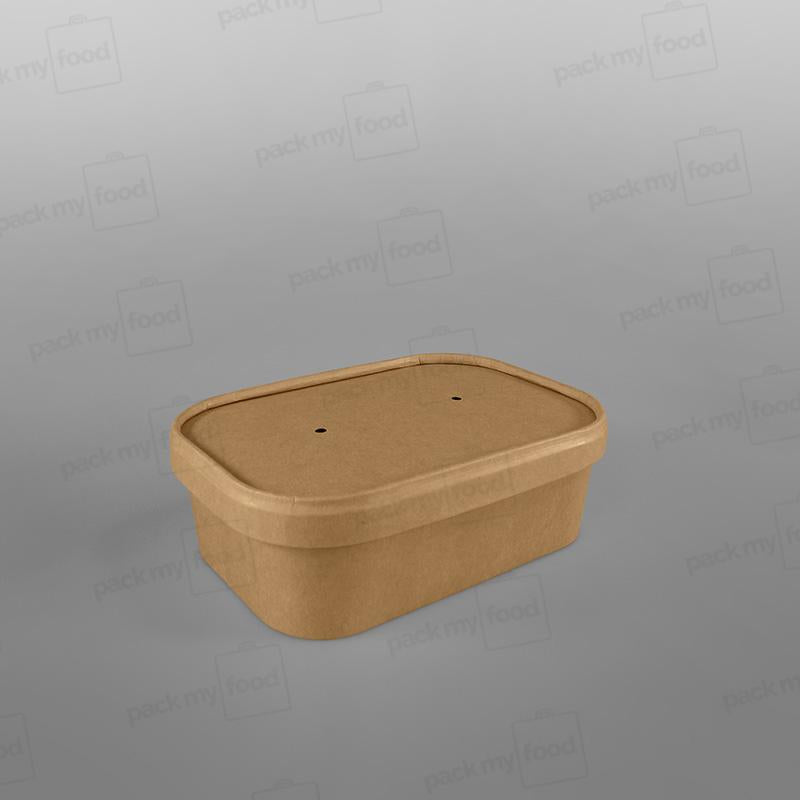 Rectangular Kraft Paper Food Container