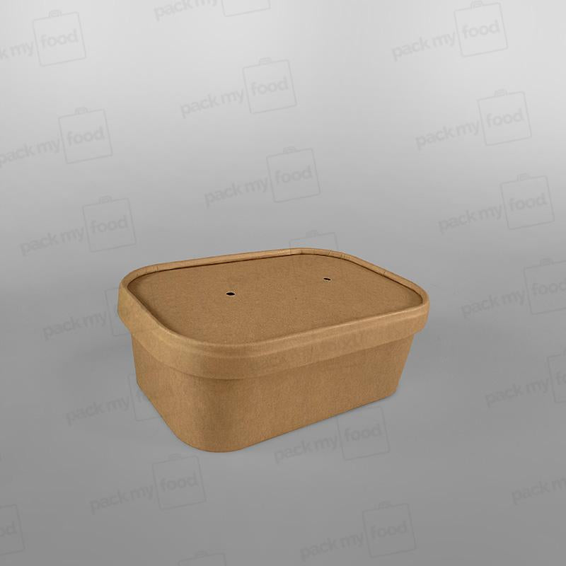 Rectangular Kraft Paper Food Container