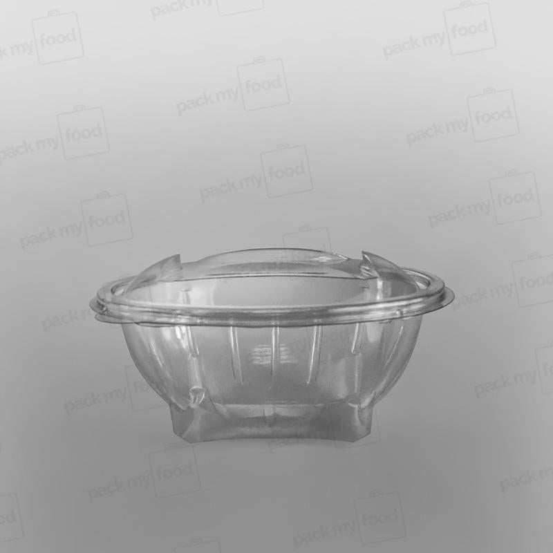 GPI Sekipack Hinged Oval Salad Bowl - 750cc/SLV750