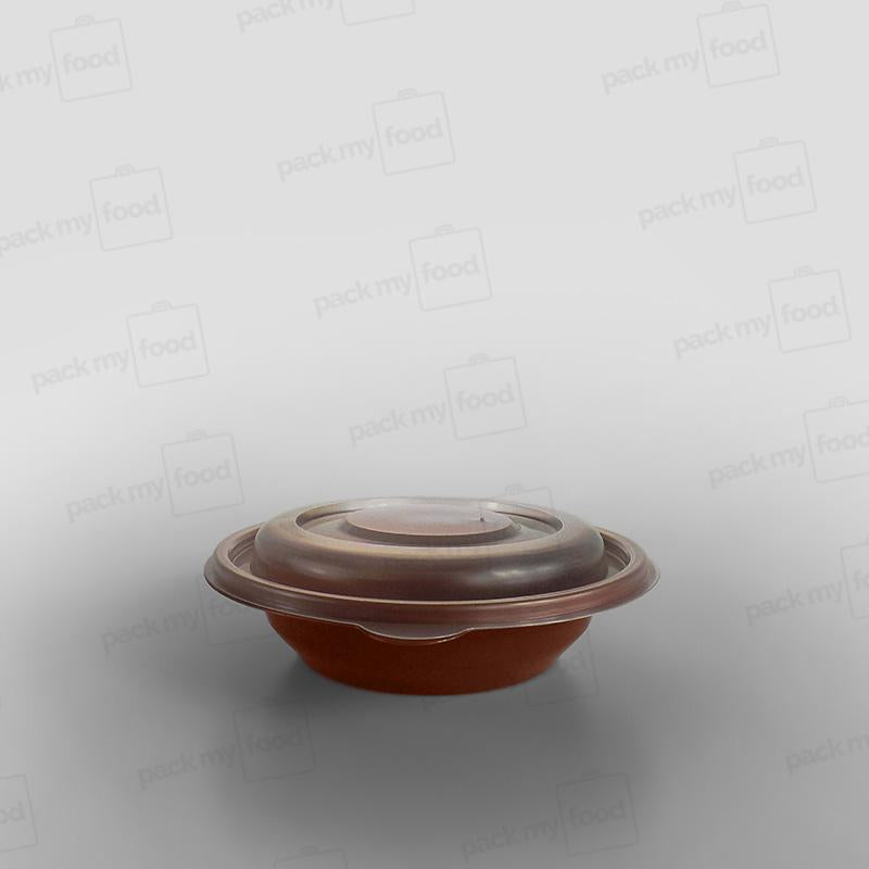 Somoplast Brown Microwavable Bowl
