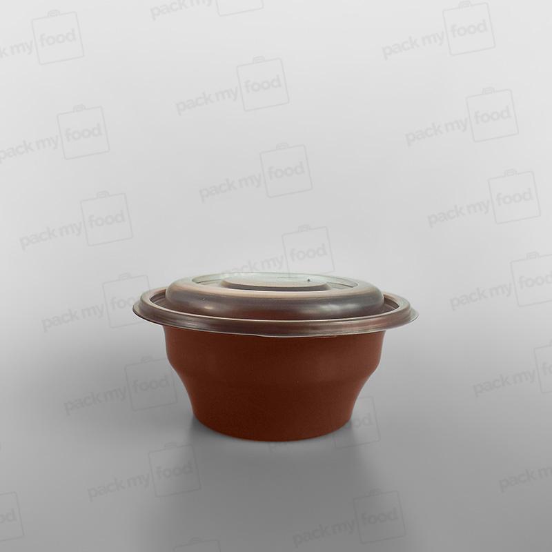 Somoplast Brown Microwavable Bowl