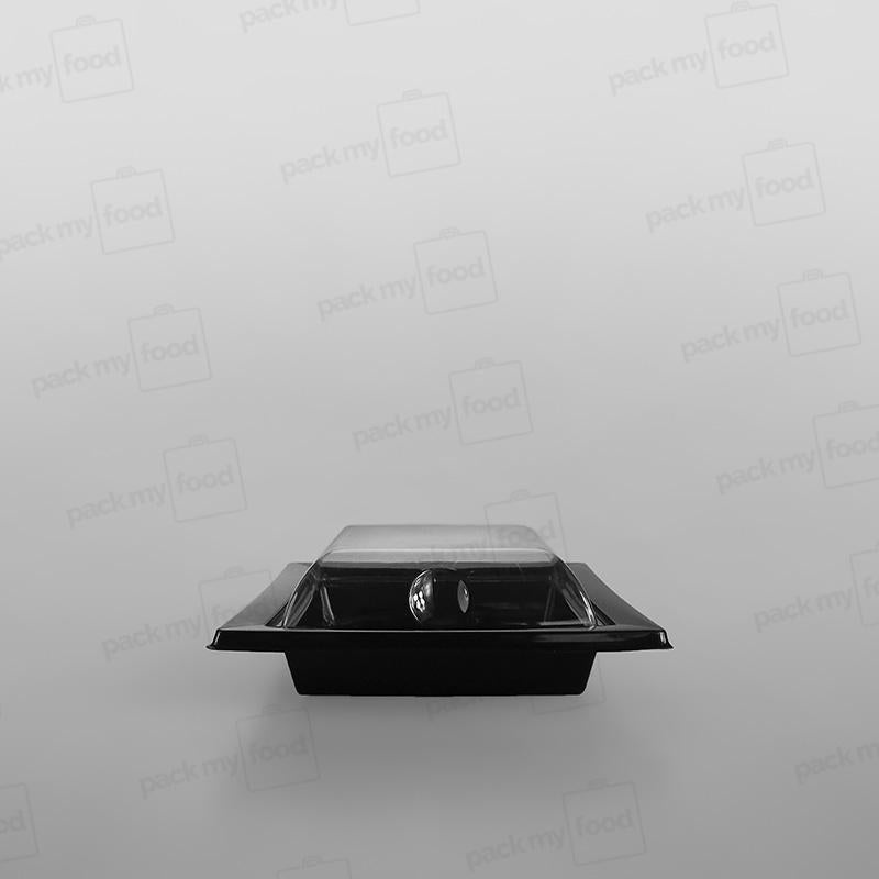 GPI Black Sushi Tray & Lids