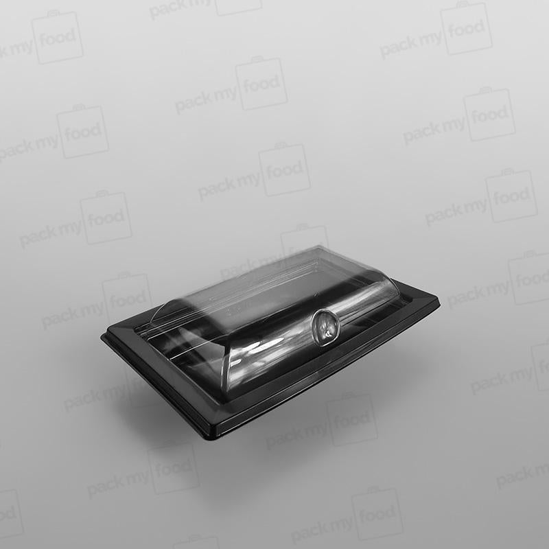 GPI Black Sushi Tray & Lids