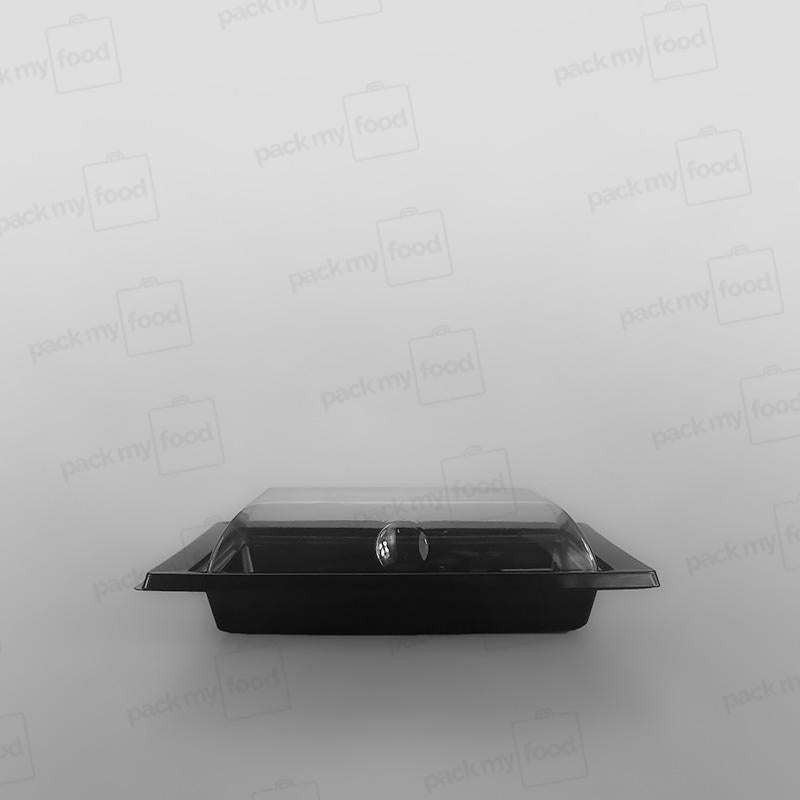 GPI Black Sushi Tray & Lids