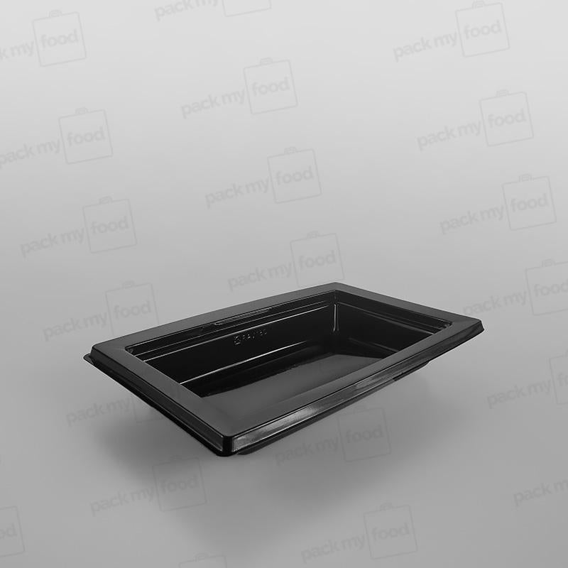 GPI Black Sushi Tray & Lids
