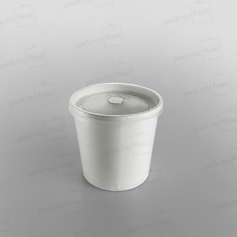Go-Pak White Paper Soup Container