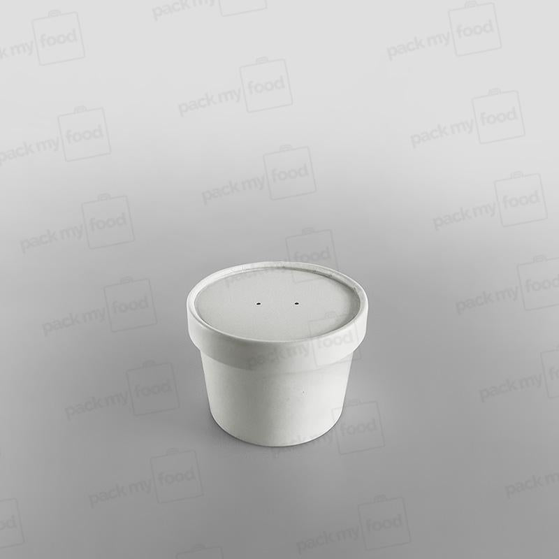 Go-Pak Paper Soup Container & Lid Combo