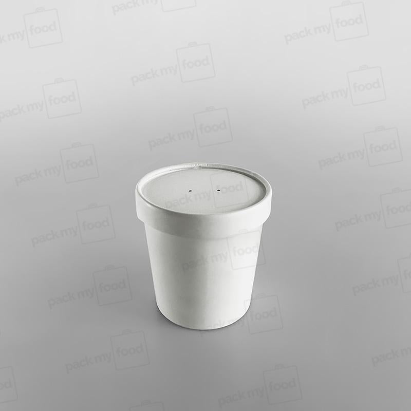 Go-Pak Paper Soup Container & Lid Combo