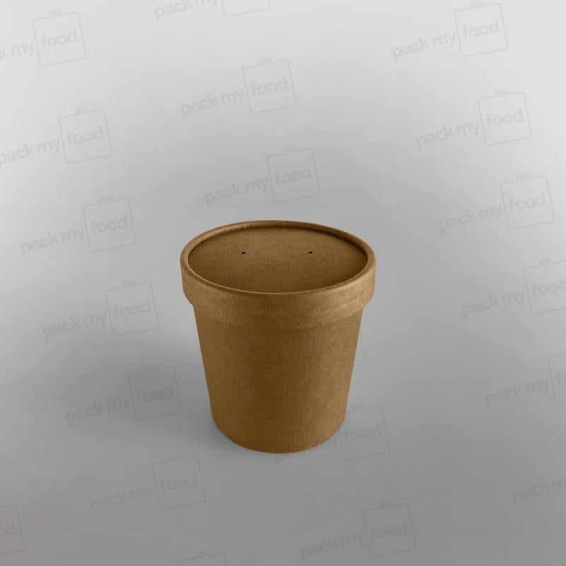 Brown Paper Soup Container