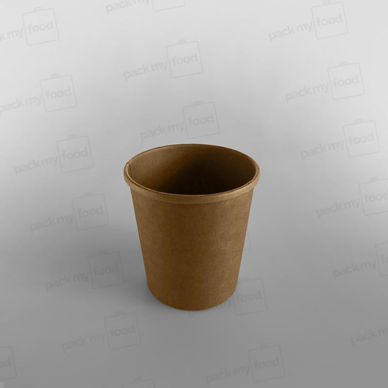 Brown Paper Soup Container
