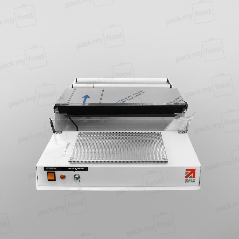 Tray Wrapper With Hot Wire & Hot Plate